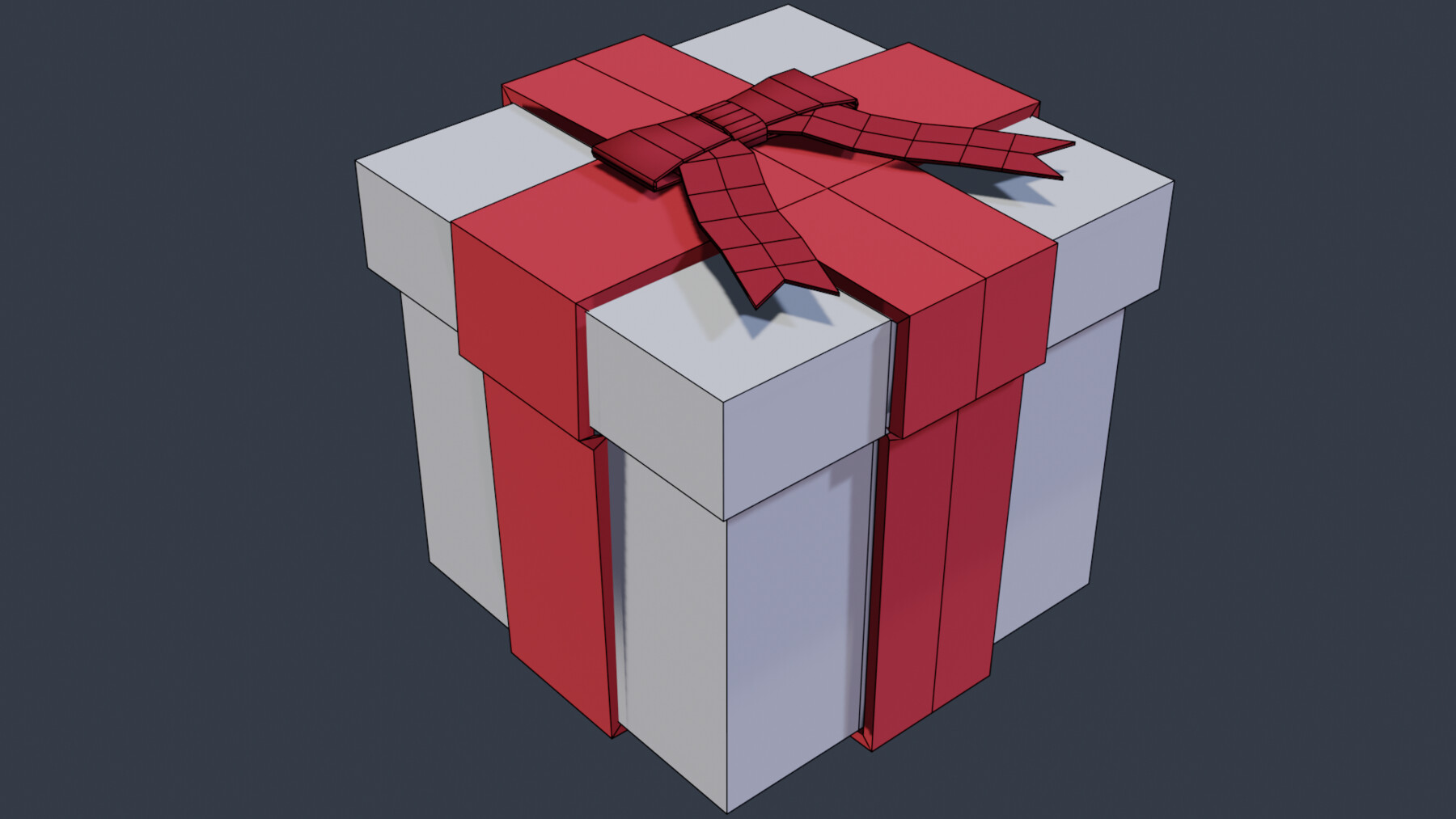 ArtStation - Christmas gift box pack - Game-ready Low-poly 3D model