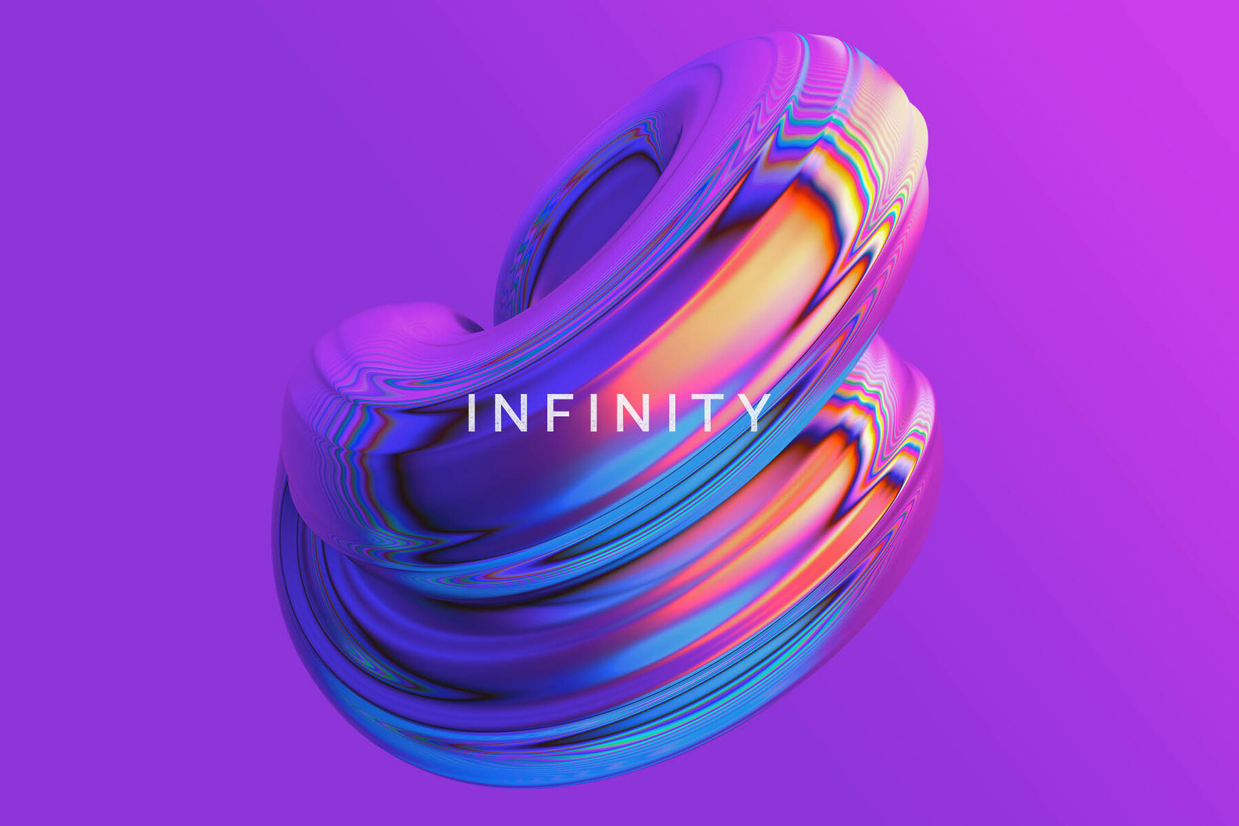 ArtStation - Infinity: 3D Chromatic Shapes | Artworks