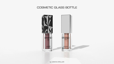 Cosmetic Glass Bottle Pack