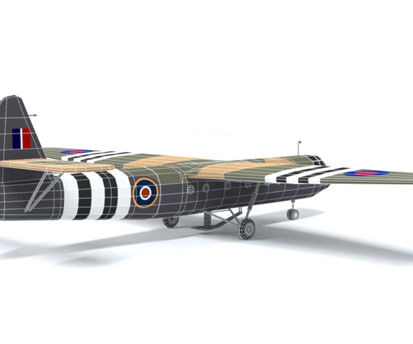 Artstation - Airspeed As 51 Horsa Wwii Airplane 