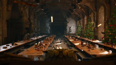Christmas In Hogwarts - Unreal Engine