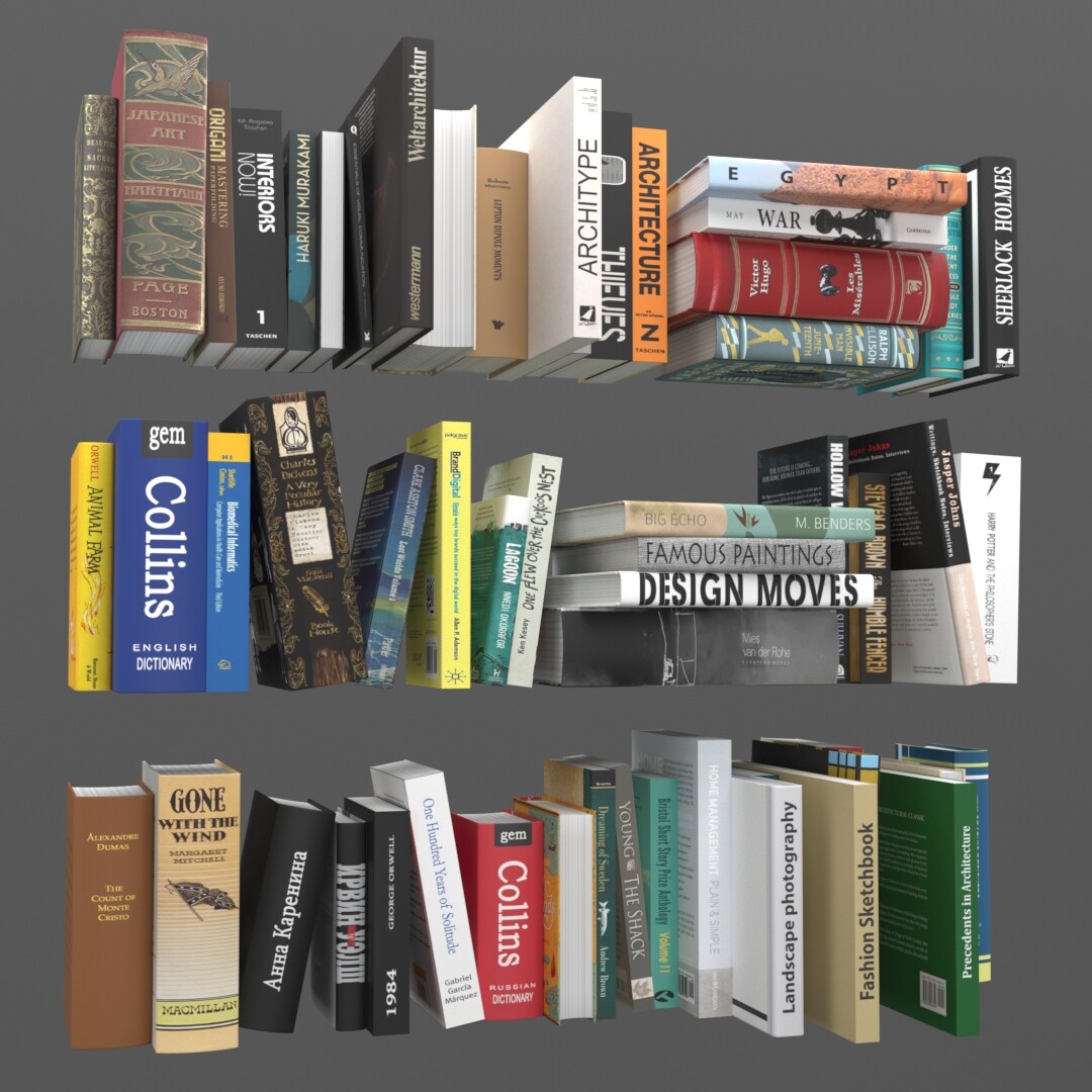 ArtStation - Books collection set | Resources