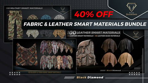 Fabric &  Leather Smart Materials BUNDLE