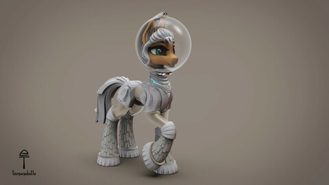 Pony in Spacesuit