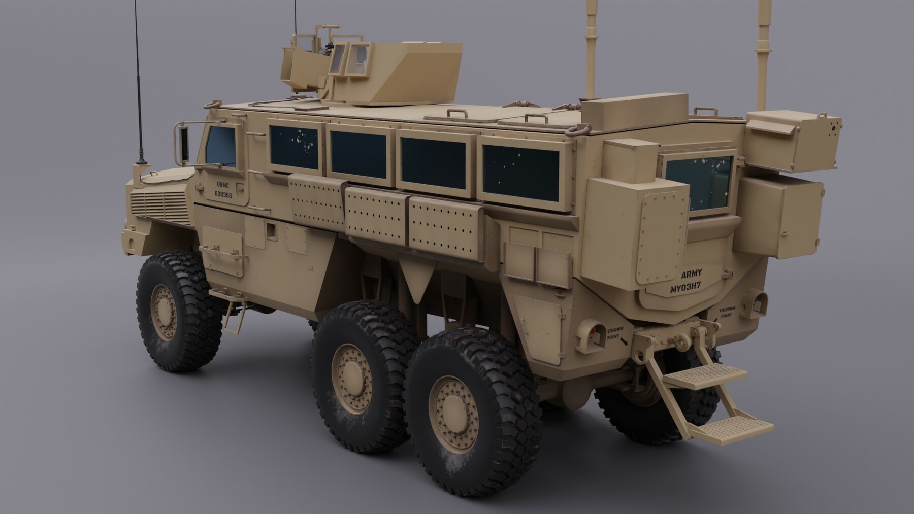 ArtStation - RG-33 MRAP Mine Resistant Vehicle | Game Assets