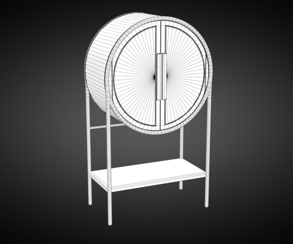 ArtStation West Natural Cane Bar by Leanne Ford Resources