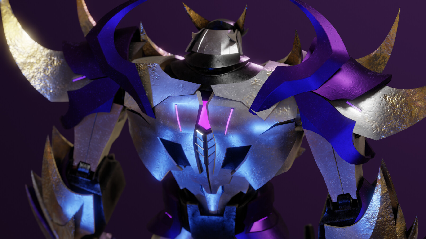 Megatron Transformers Prime 3D model