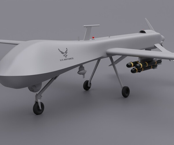 ArtStation - MQ-1 Drone Predator | Game Assets