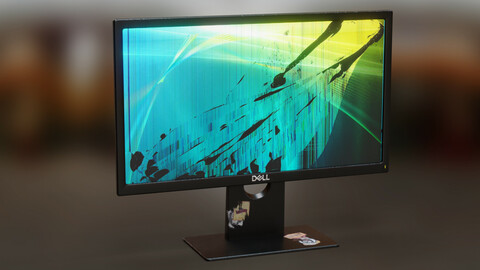 Desktop Computer Monitor with Emission