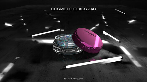 Cosmetic Glass Jar