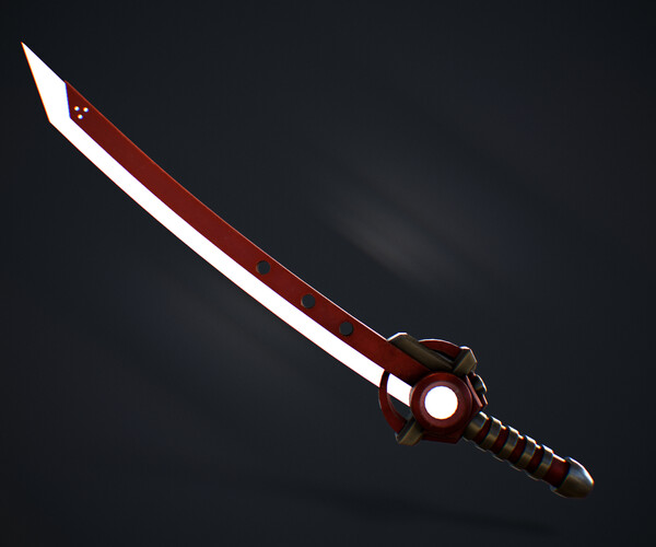 ArtStation - Sci-Fi Sword - 3D Prop | Game Assets