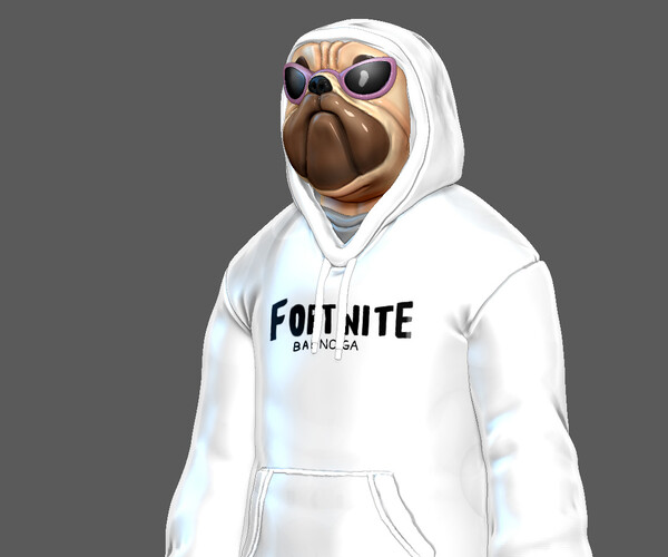 ArtStation - FORTNITE BULLDOG SKIN CHARACTER ART TOY GAME ANIME 3D ...