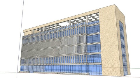 Sketchup City social Building-Hospital -041