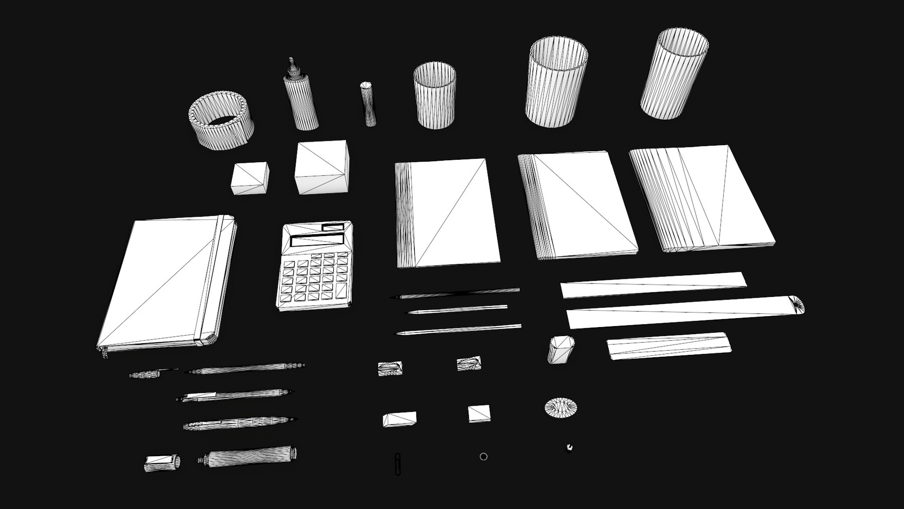 ArtStation Stationery Game Assets