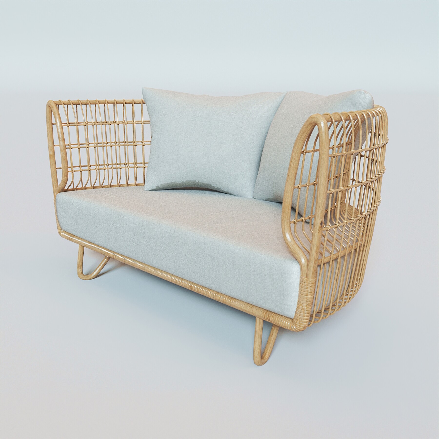 Visualworks Studio RATTAN CHAIR MAX SKP BLEND