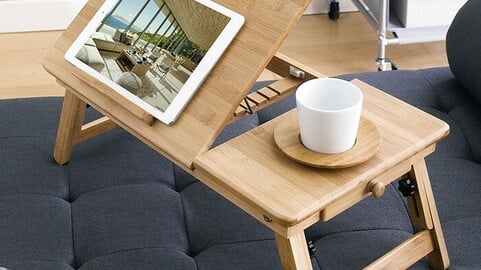 G16-T009 Folding wooden laptop table