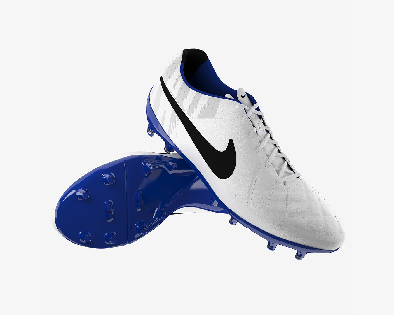 - Nike Tiempo football Boots 3d model Game Assets