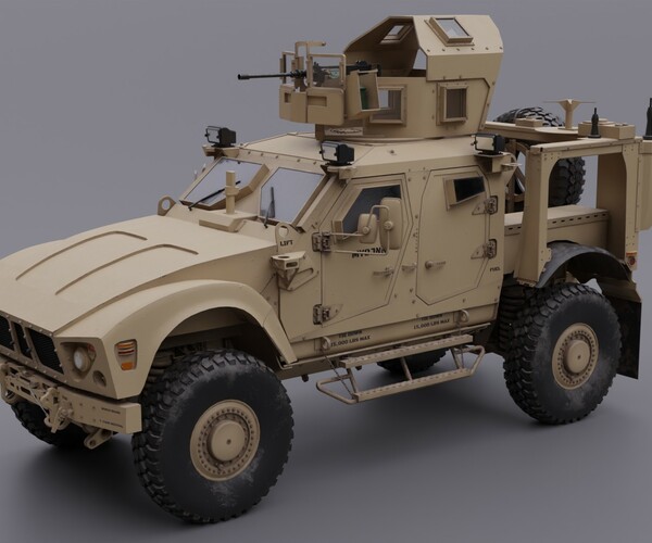 ArtStation - MRAP US ARMY Oshkosh M-ATV | Game Assets