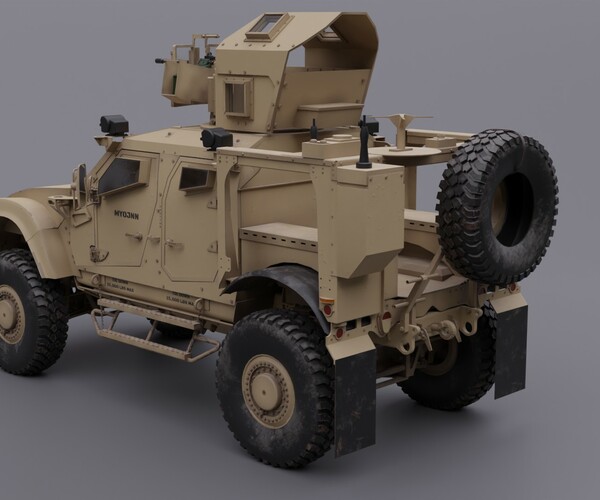 ArtStation - MRAP US ARMY Oshkosh M-ATV | Game Assets