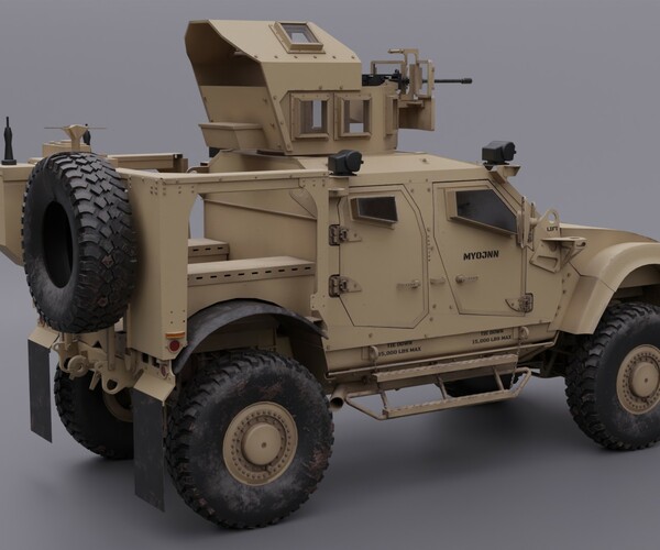 ArtStation - MRAP US ARMY Oshkosh M-ATV | Game Assets