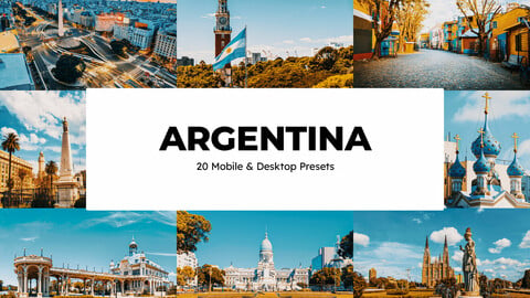 20 Argentina LUTs & Lightroom Presets