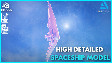 High Detailed Spaceship Model