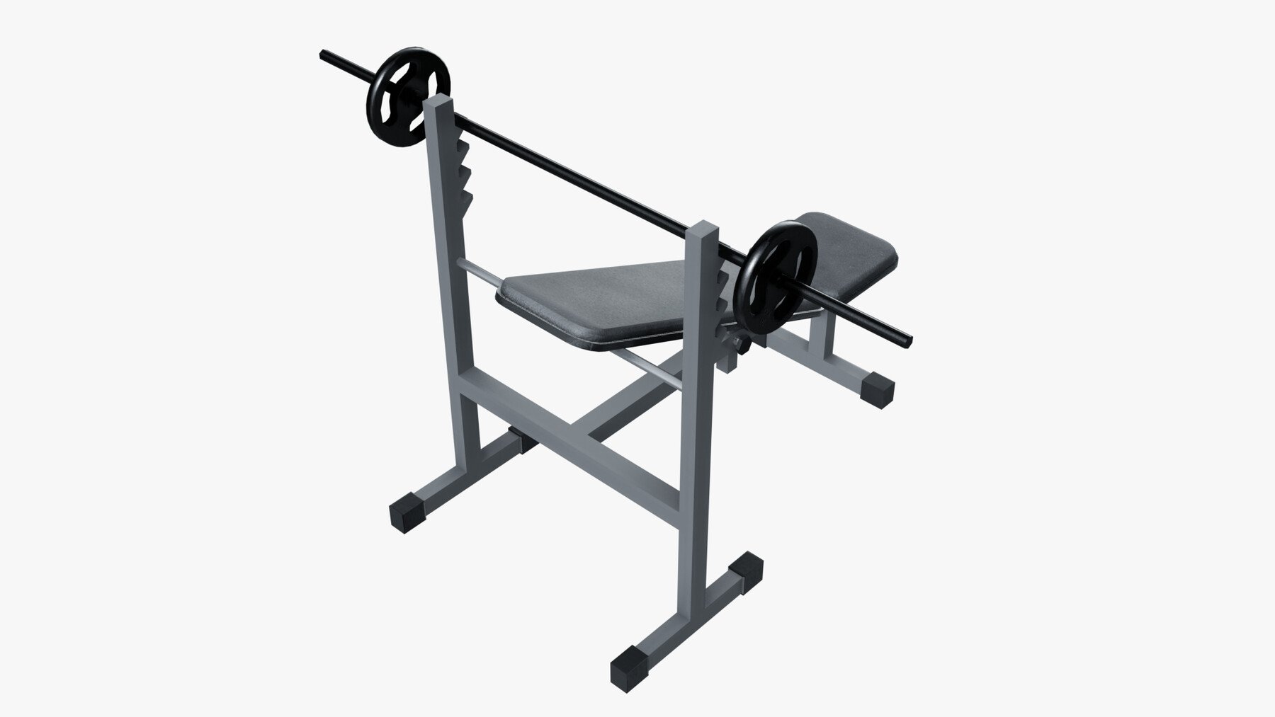 ArtStation Incline Bench Press Game Assets