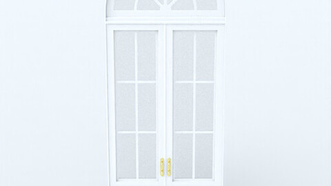 ROUND WHITE DOOR