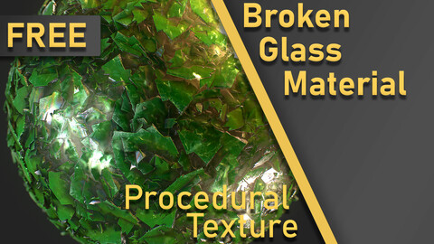 Broken Glass Material