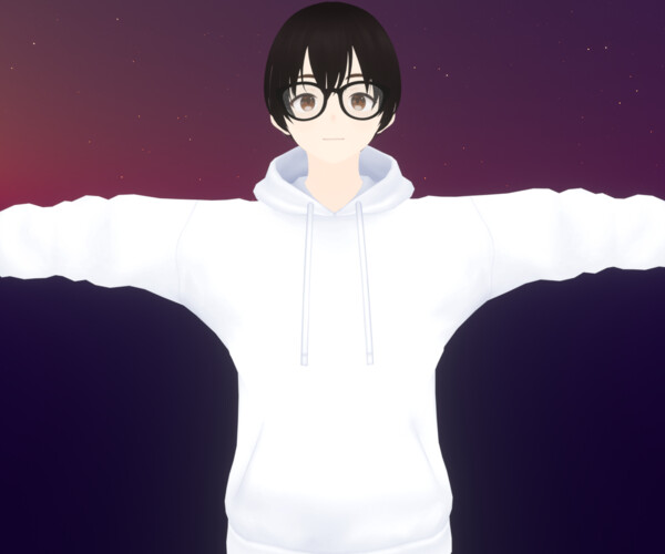 ArtStation - anime boy profile sample