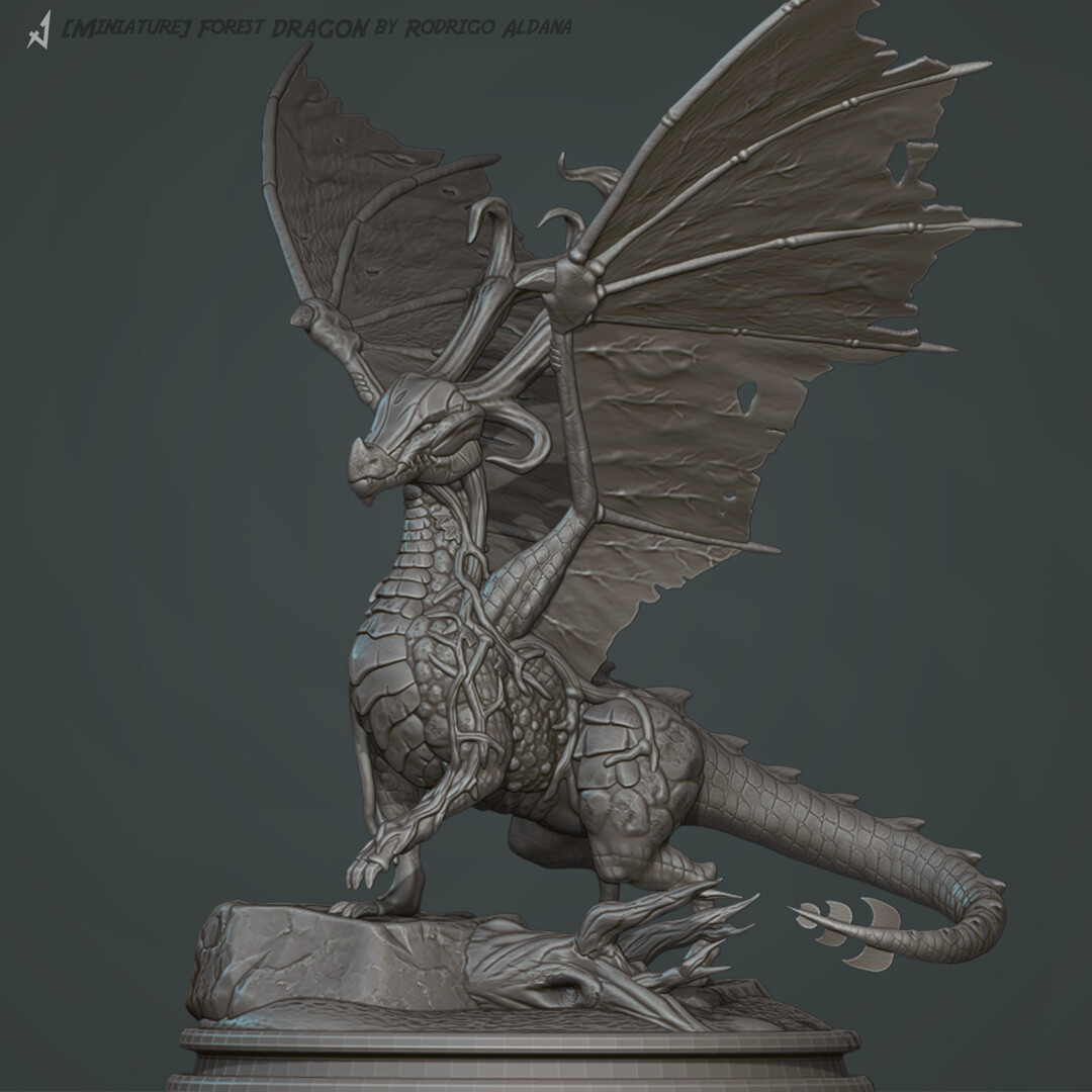 ArtStation - Green Dragon - Zbrush File | Resources