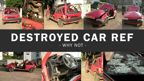 damaged car ref images | free