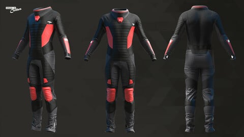 Male Genesis 8 Space Suit 02 - 82 Marvelous Designer and Clo3D
