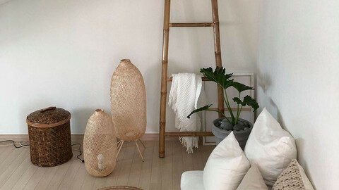 Bamboo Ladder Hanger