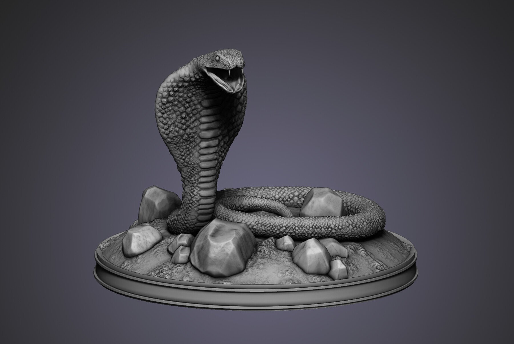 Cobra snake 3D Print Model