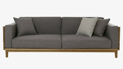 Original Oak 2 Unit Sofa