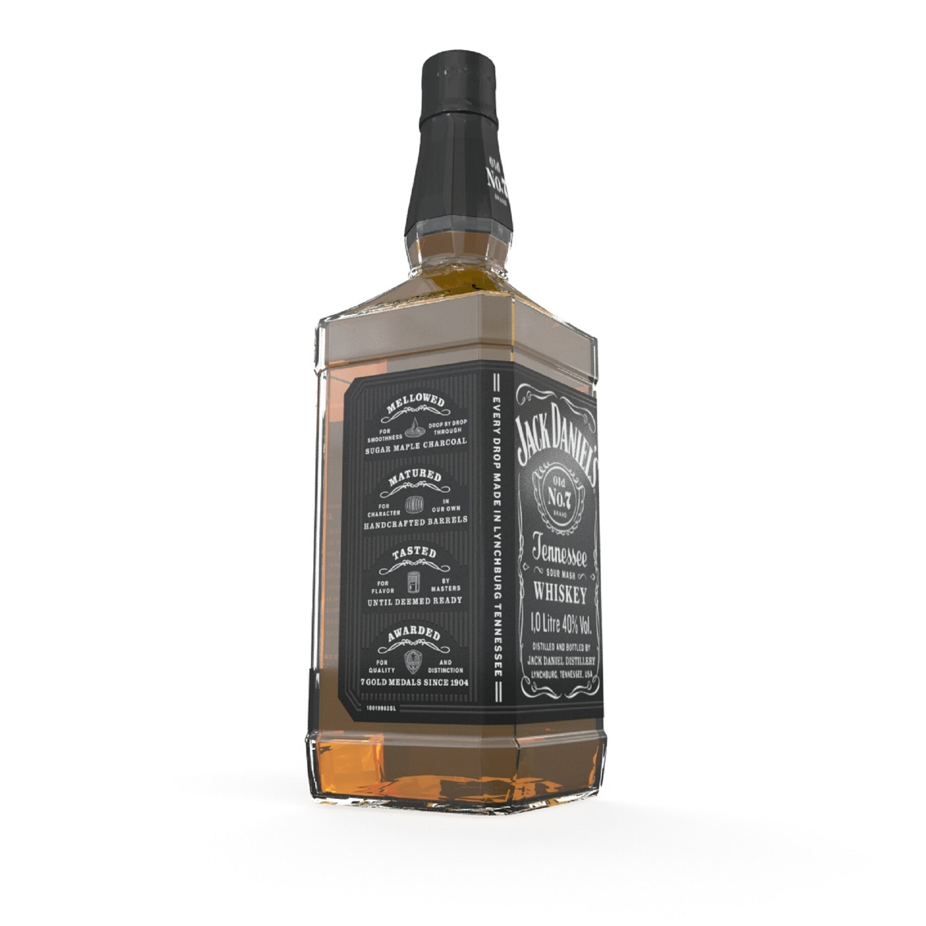 ArtStation - Jack Daniel's Whiskey Bottles PBR | Game Assets
