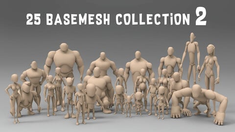 25 Basemesh collection 2