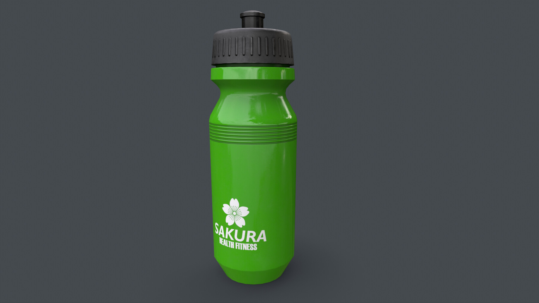 3D model Hydro Flask in green VR / AR / low-poly