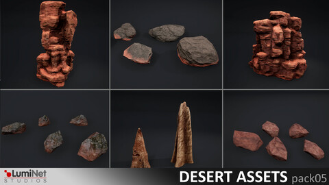 LumiNet | Desert Assets pack05