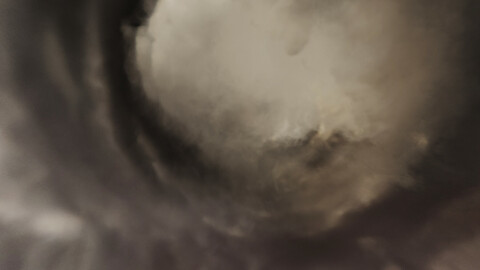 HDRI Panoramic Sky - Equirectangular 360 VR full dome - STORM CLOUDS