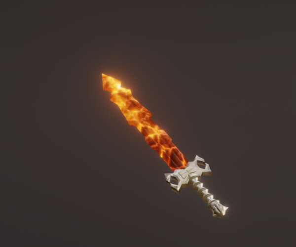 ArtStation - Magma Sword - Fire Sword | Game Assets