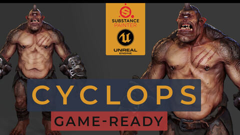 Ogre Cyclops Game-ready