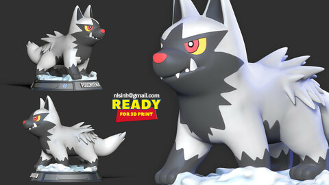 Poochyena - Pokemon Fanart