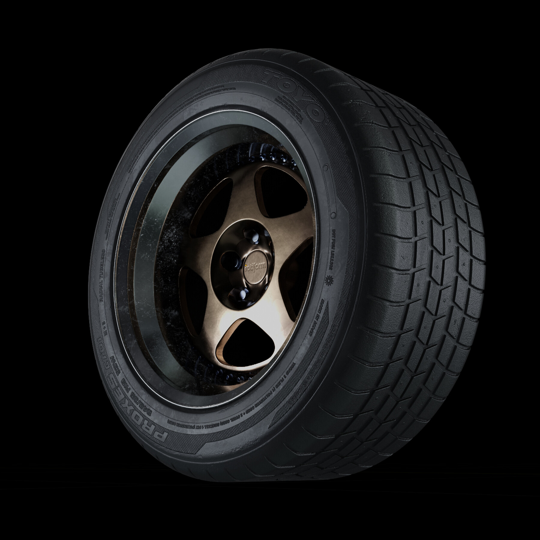 ArtStation - Rotiform Roc Alloy / Toyo Proxes RA1 Tires | Resources