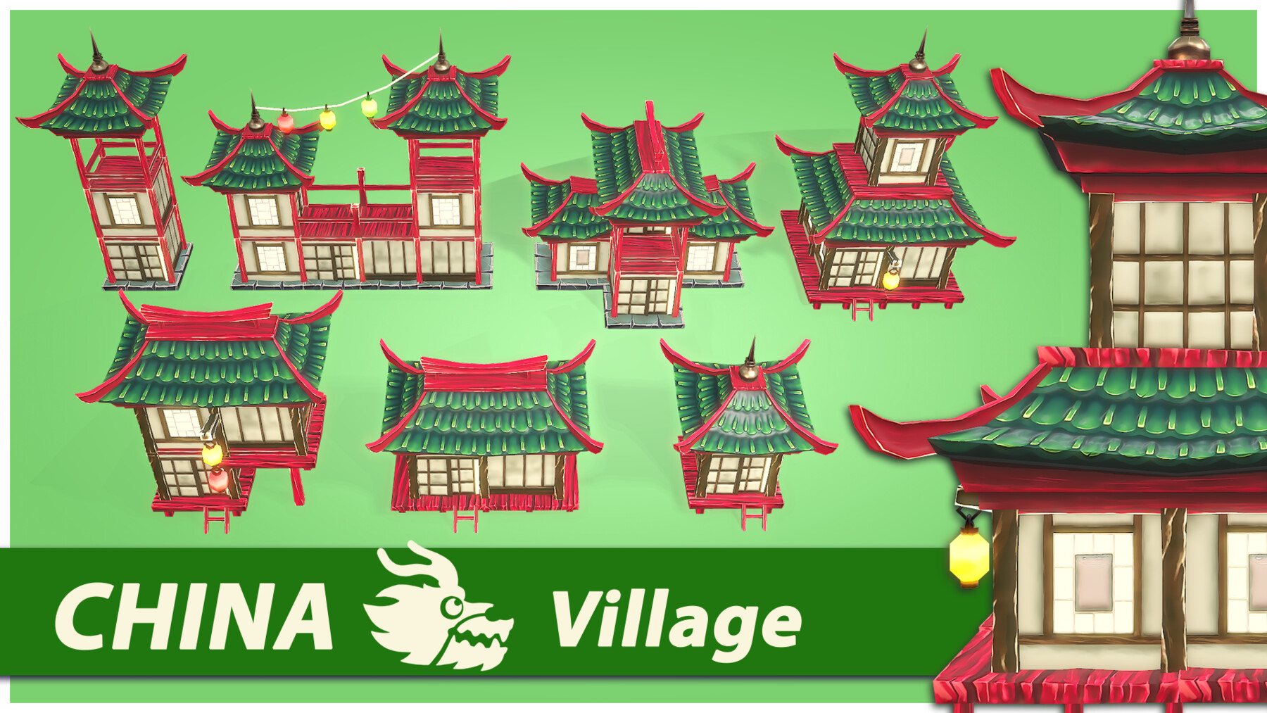 ArtStation - RTS Mega Pack Fantasy Buildings | Game Assets