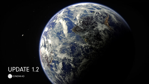 Planet Earth - Cinema 4D Project File