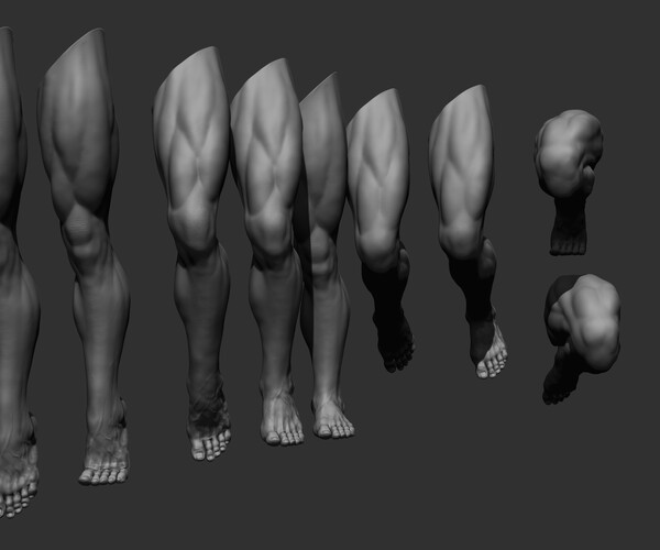 ArtStation - 9 Male leg poses | Resources