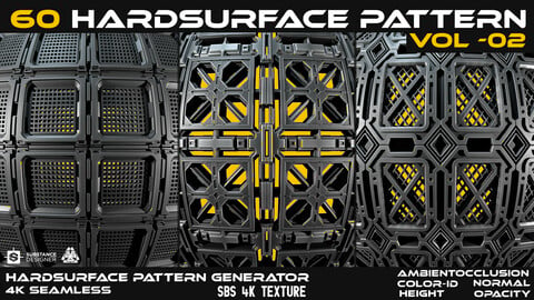 60 Hardsurface Pattern - vol 02