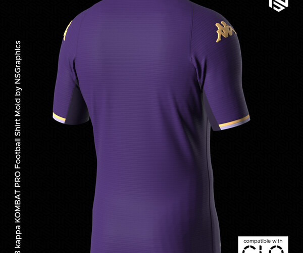 ArtStation - kappa KOMBAT PRO Football Shirt for CLO3D & Marvelous Designer